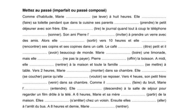 - (Französisch, Passe compose oder imparfait )