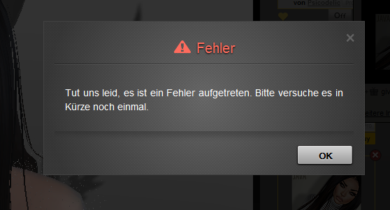 Die Fehlermeldung - (Spiele, imvu)