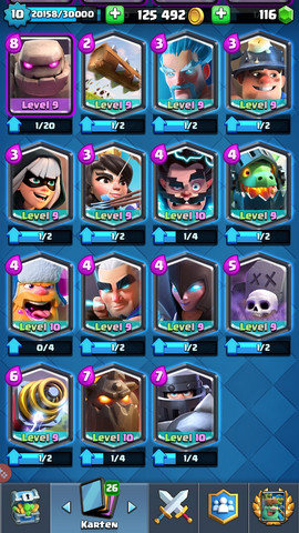 Legendäre Karte Clash Royale | Karte Legendäre Karte Clash Royale | Karte