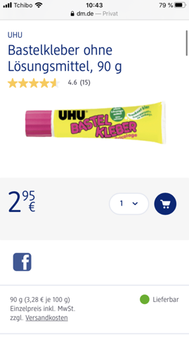 In Uhu bastelkleber pva? (Slime)