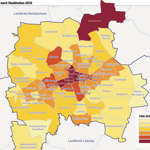 Leipzig Stadtteile - Leipzig Stadtteil Waldstrassenviertel - Die Leipzig Stadtteile - Leipzig Stadtteil Waldstrassenviertel - Die