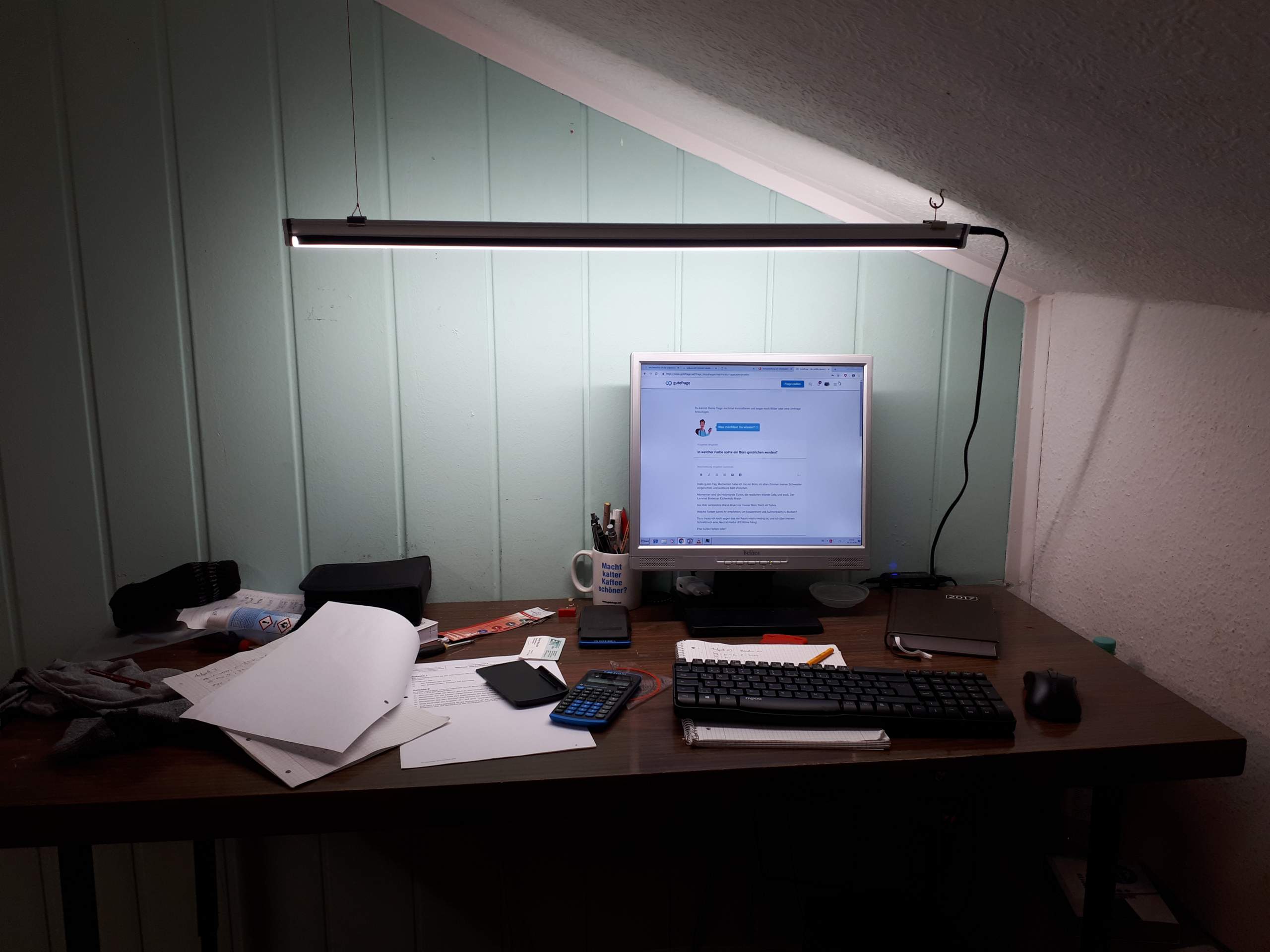 In welcher Farbe sollte ein Büro gestrichen werden? (Maler, Wandfarbe