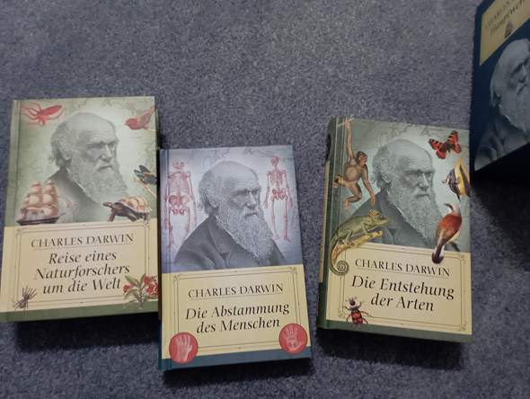 In welcher Reihenfolge lese ich die drei Hauptwerke Bücher von Charles Darwin?