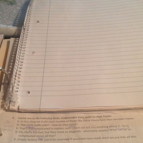 Indirekte Rede Englisch Kontrollieren Schule Aufgabe Ubungen