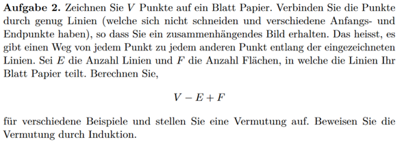 Induktion und Graph Theory und Euler's Formula?