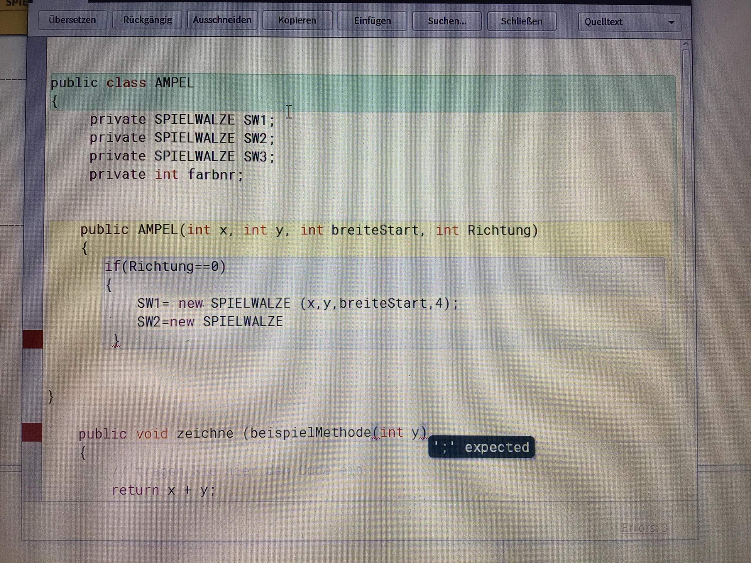 Informatik BlueJ Modellierung etc? (Computer, Schule, PC)