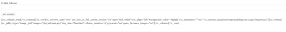 HTML Ansicht ("Klassische Ansicht") - (WordPress, Visual Composer)