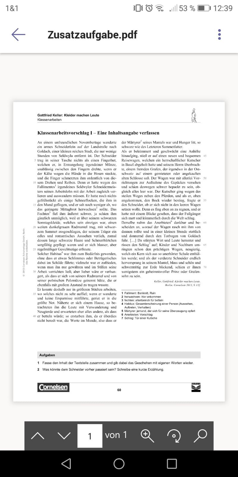 Inhaltsangabe Oder Nur Zusammenfassung Schule Deutsch