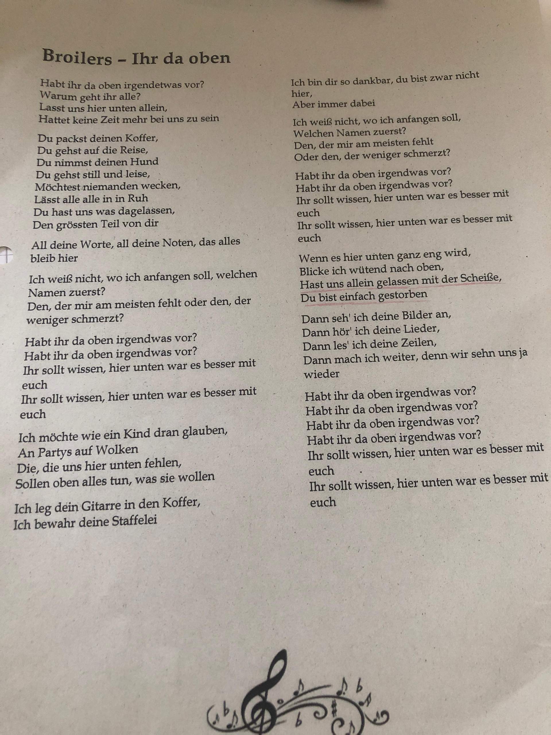 Inhaltsangabe Von Einem Gedicht