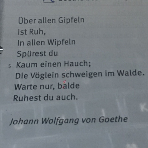 Inhaltsangabe Zu Goethes Gedicht Deutsch Hausaufgaben Goethe