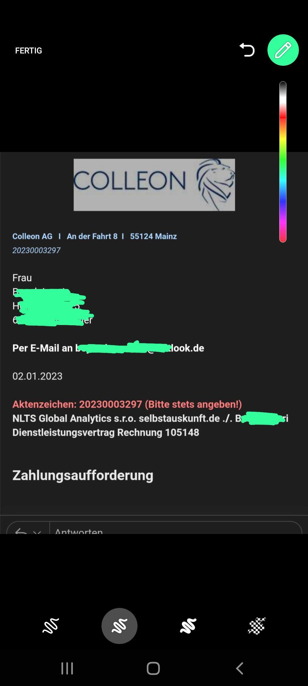 Inkasso per Mail? (Bestellung, Betrug, Rechnung)