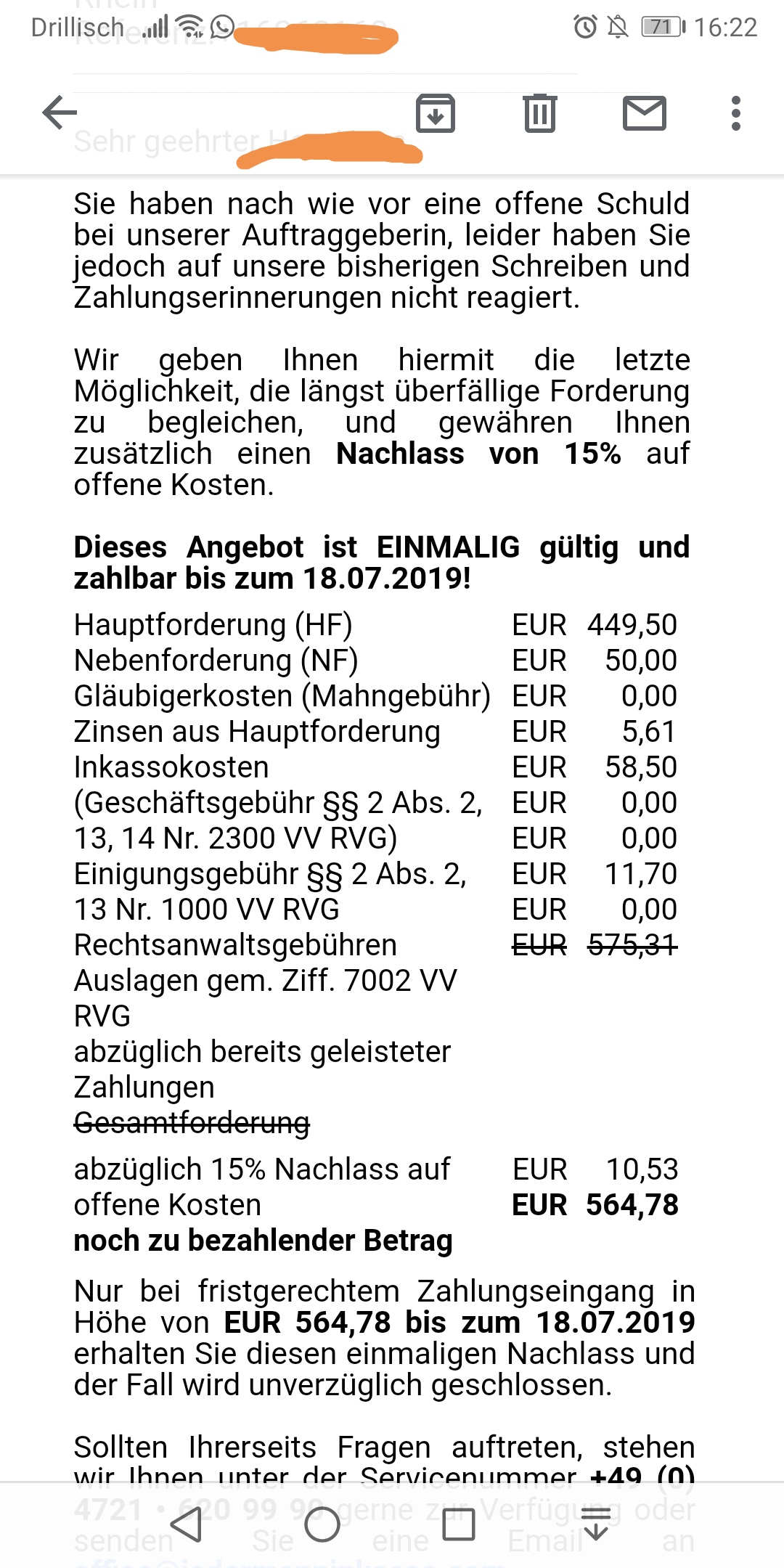 Inkasso Will Geld Von Mir Sind Die Serios Recht Betrug Dating