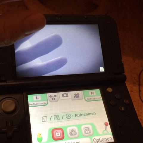 Ein Fotoversuch der Frontkamera - (Nintendo, NewNintendo3dsXL)