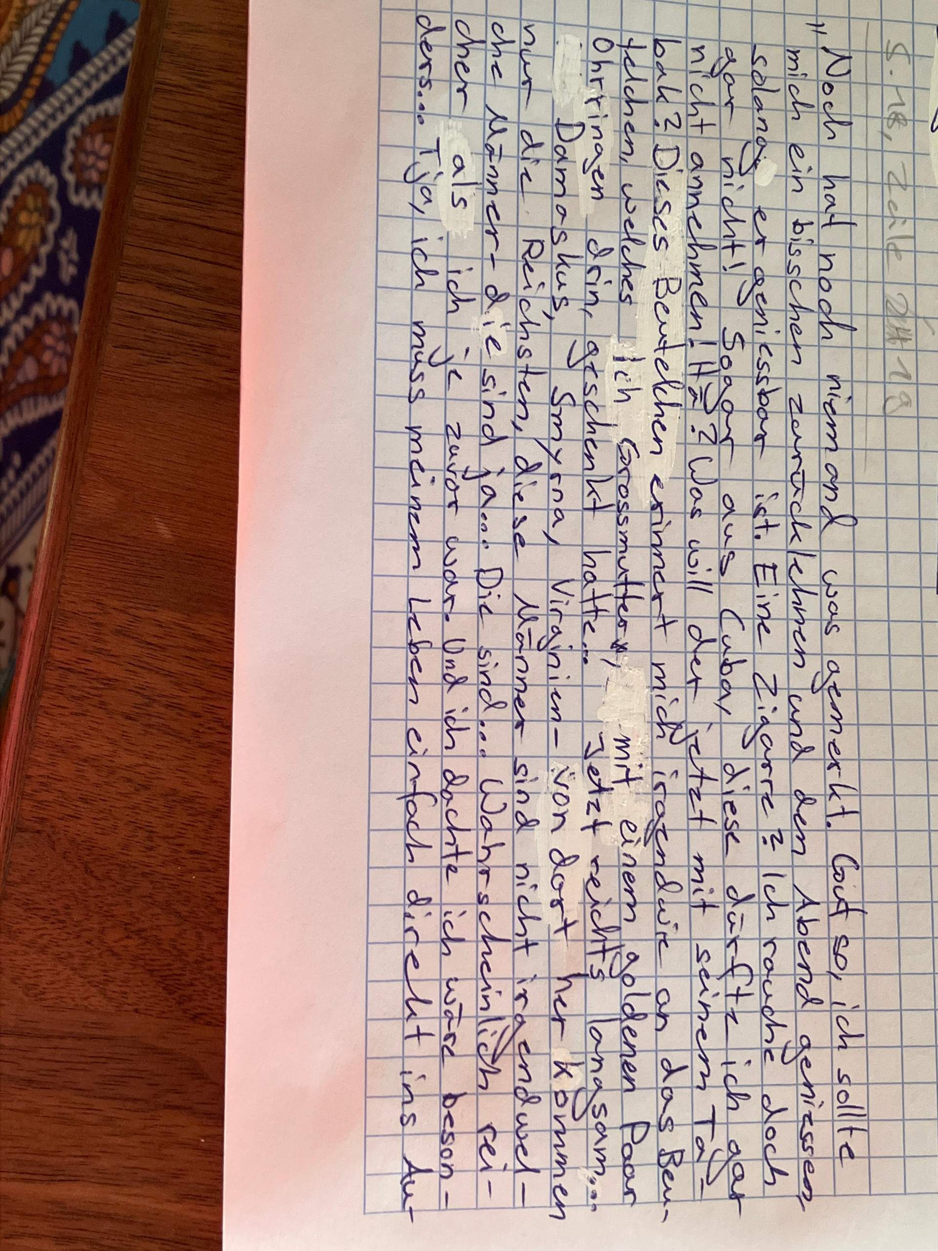 Innerer Monolog gut? (Feedback)