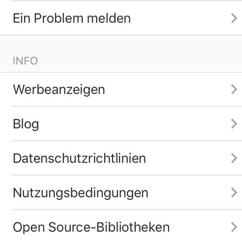 Da steht nirgendwo abmelden / Konto hinzufügen - (instagram, Konto, abmelden)