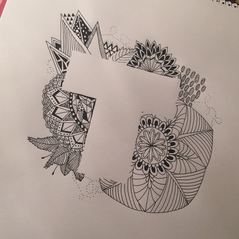 Zentangle/ Doodle - (Instagram, Jugendliche, Kunst)