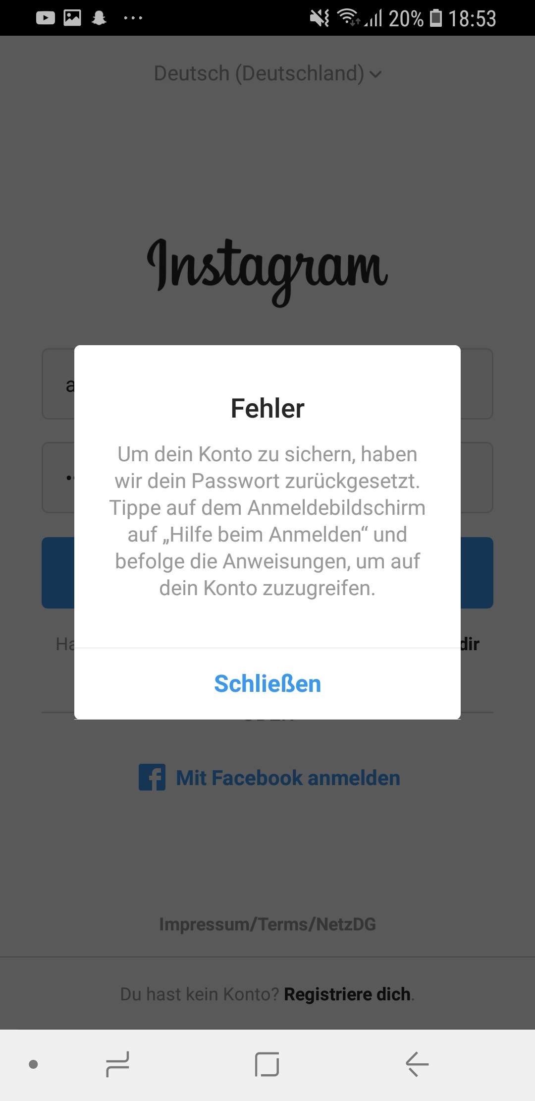 Instagram Account wird jeden Tag abgemeldet? (Handy, Social Media)