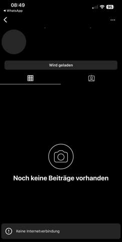 Instagram Account wird nicht geladen obwohl es diesen Account gibt?