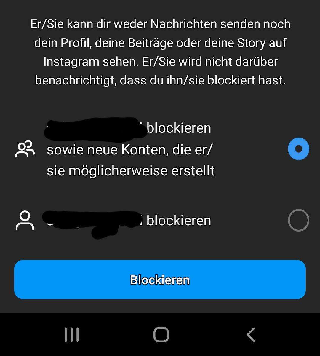 Blockiert instagram story person How to
