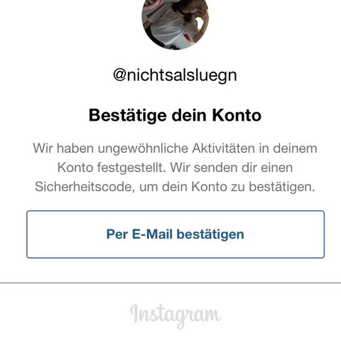 Das kam nachdem ich ausgeloggt wurde - (instagram, E-Mail, Passwort)