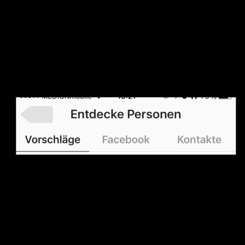 Bei Vorschläge aufgelistet bei Kontakte nicht - (Handy, Smartphone, Instagram)