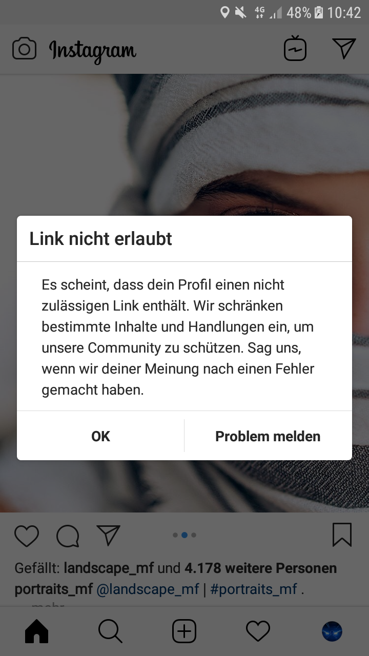 Wie merke ich dass ich auf Instagram eingeschränkt bin?