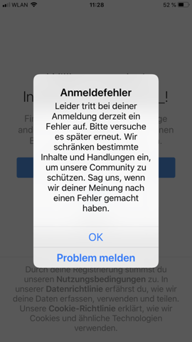Instagram Konto Problem Hilfe?