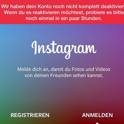 Instagram  - (Instagram, löschen, deaktivieren)