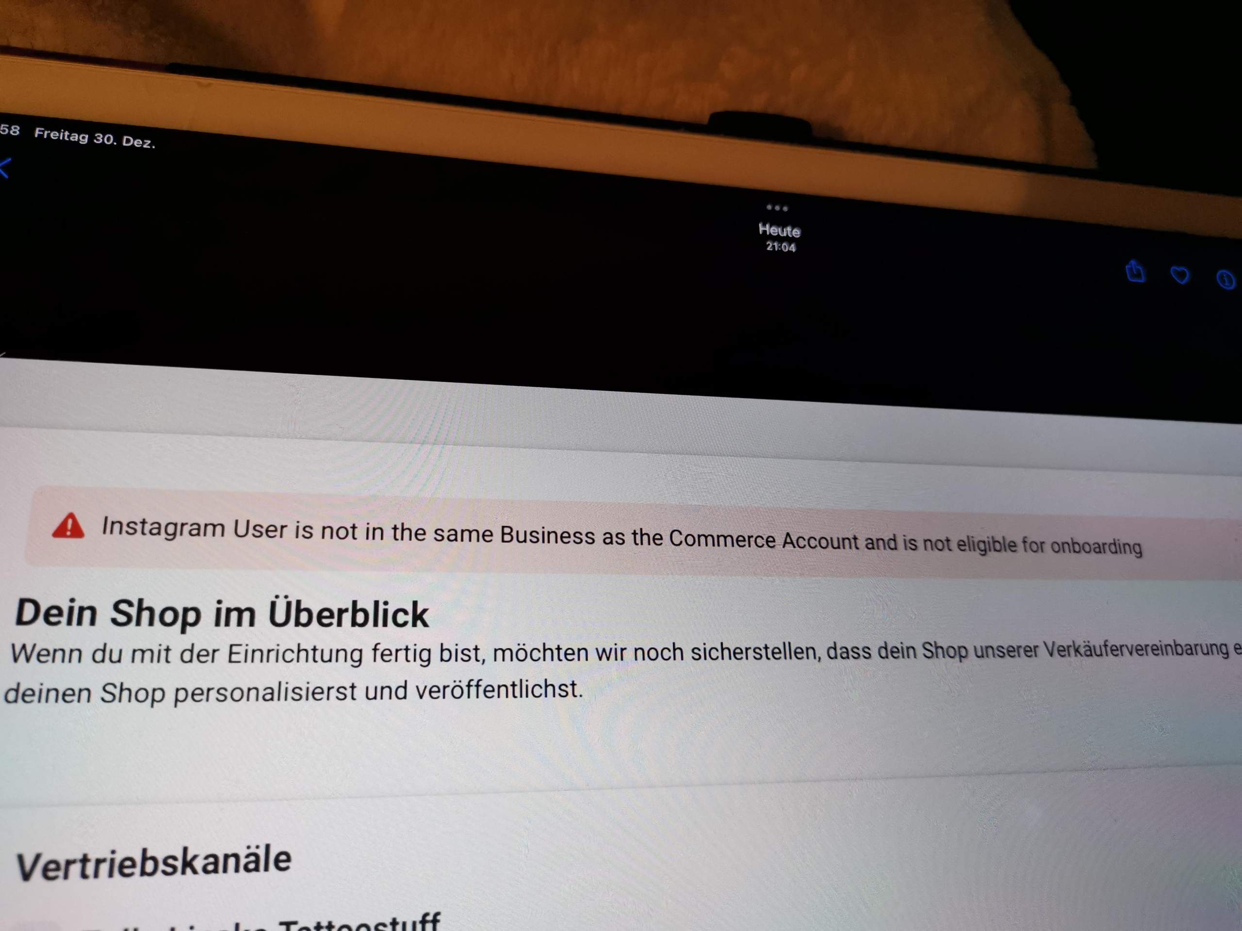 Instagram Shop einrichten, was fehlt meinem Konto? (Online-Shop ...