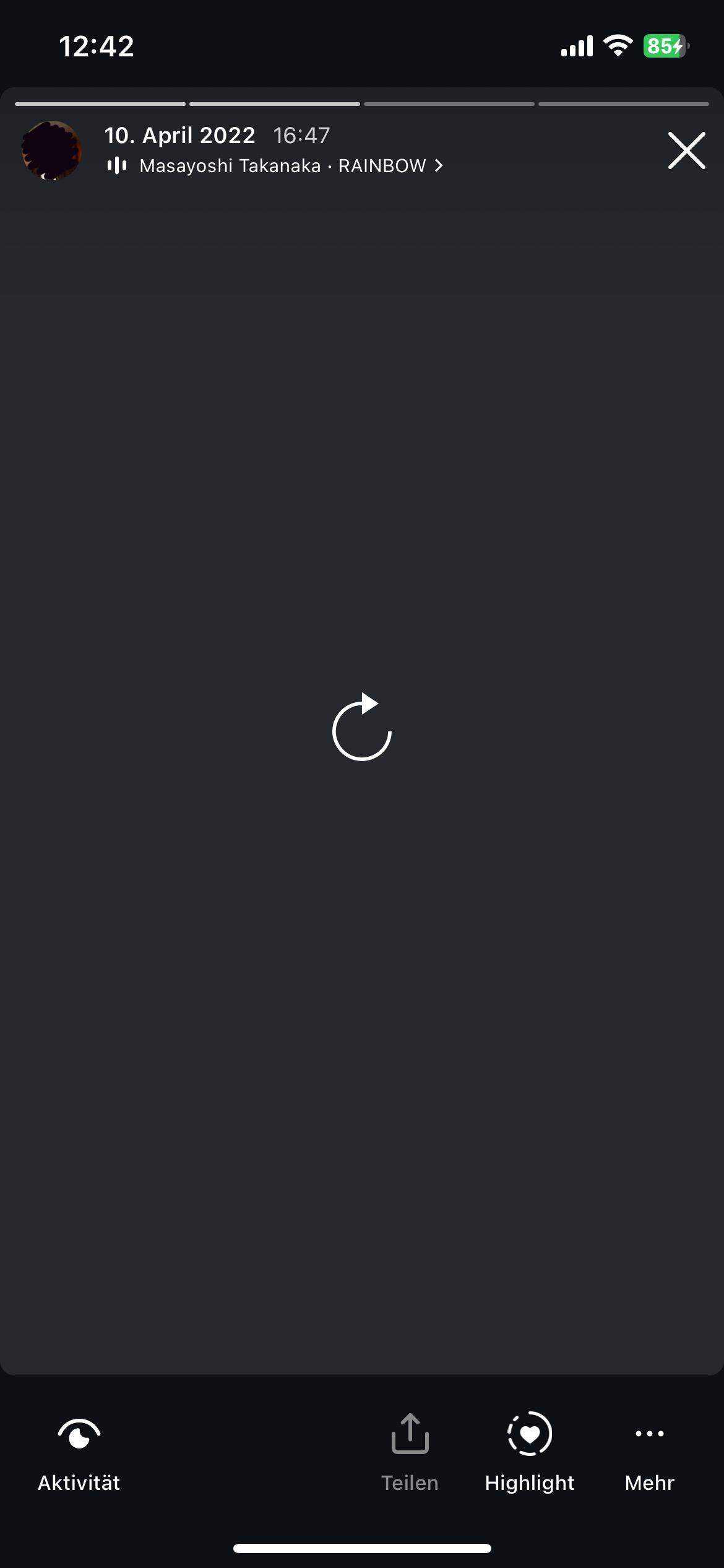 Instagram Stories im Archiv sind verschwunden/laden nicht? (Smartphone, Facebook, meta)