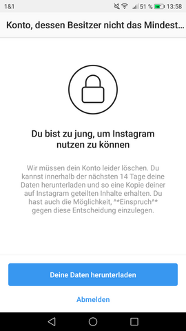 Instagram Will Mein Konto Loschen