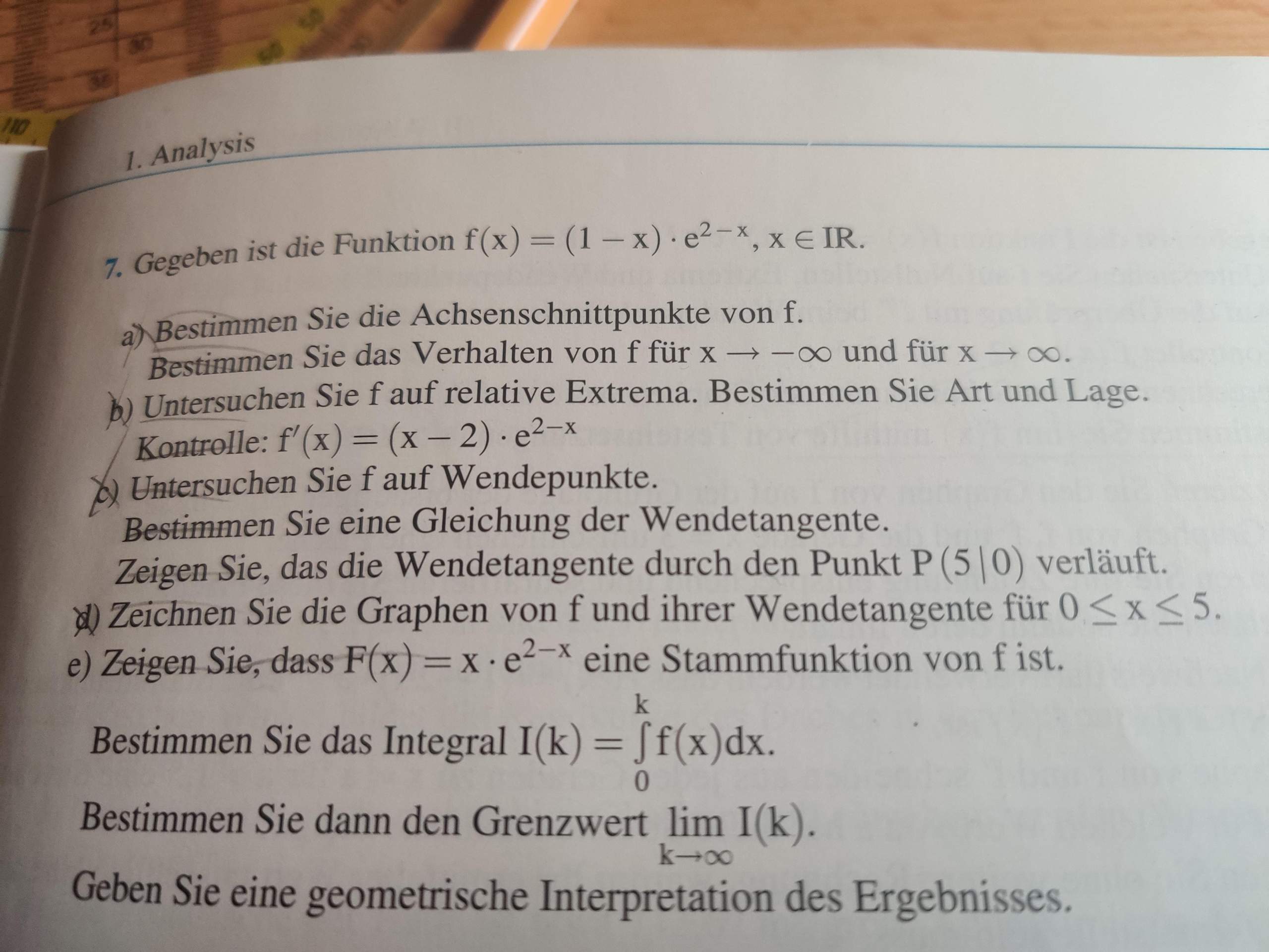 Erste Frage Integralrechnung – Integral – FHUDY
