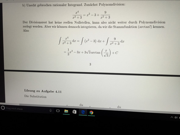 Foto - (integralrechnung, partialbruchzerlegung)