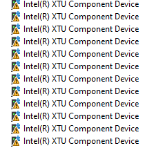 intel xtu component device