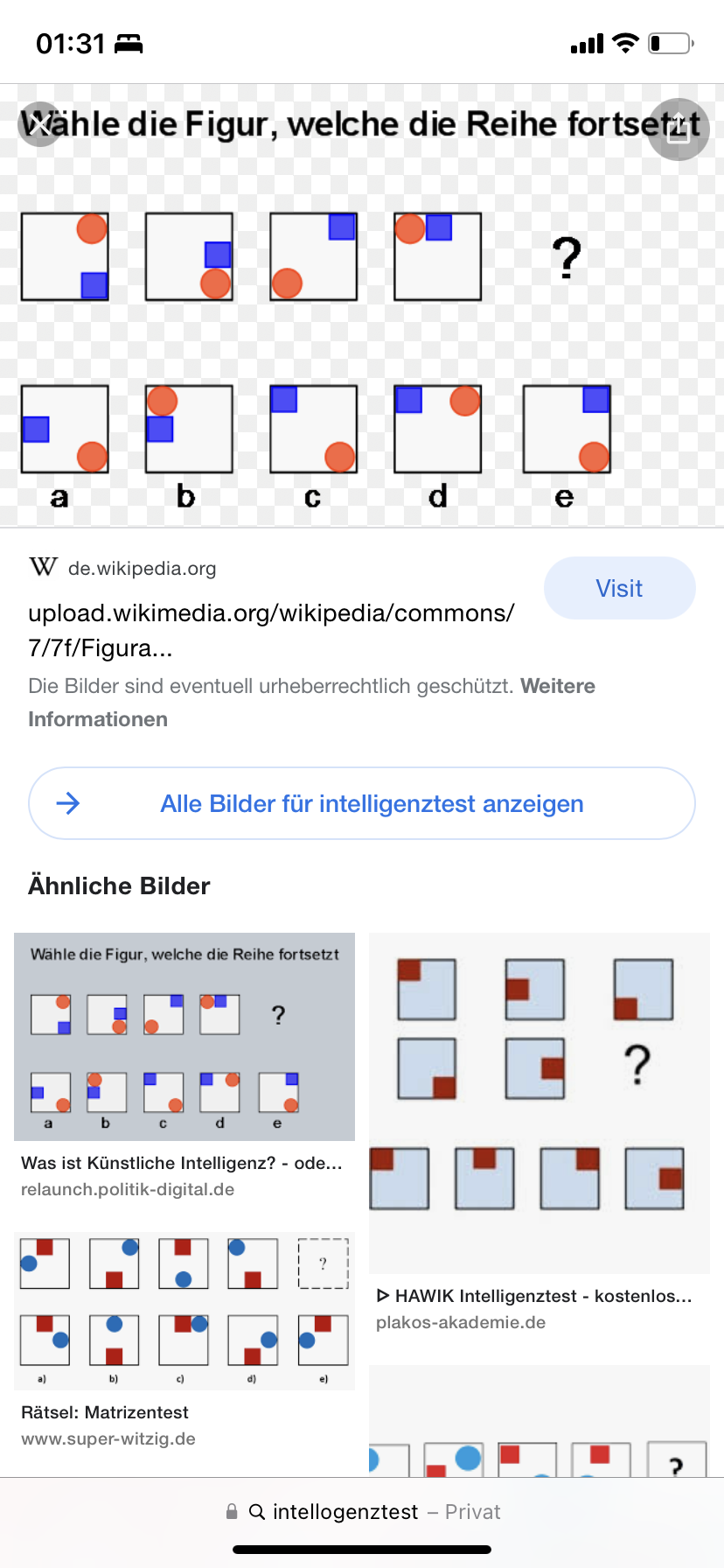 Intelligenztest? (Schule, Ausbildung und Studium, Intelligenz)