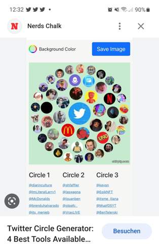 Interaktionsgrafik für instagram(chirpty Circle)?