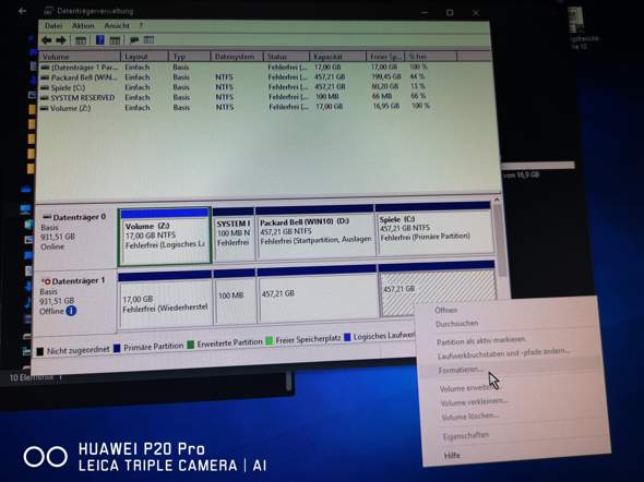 Interne Festplatte formatieren Windows 10? (Computer ...