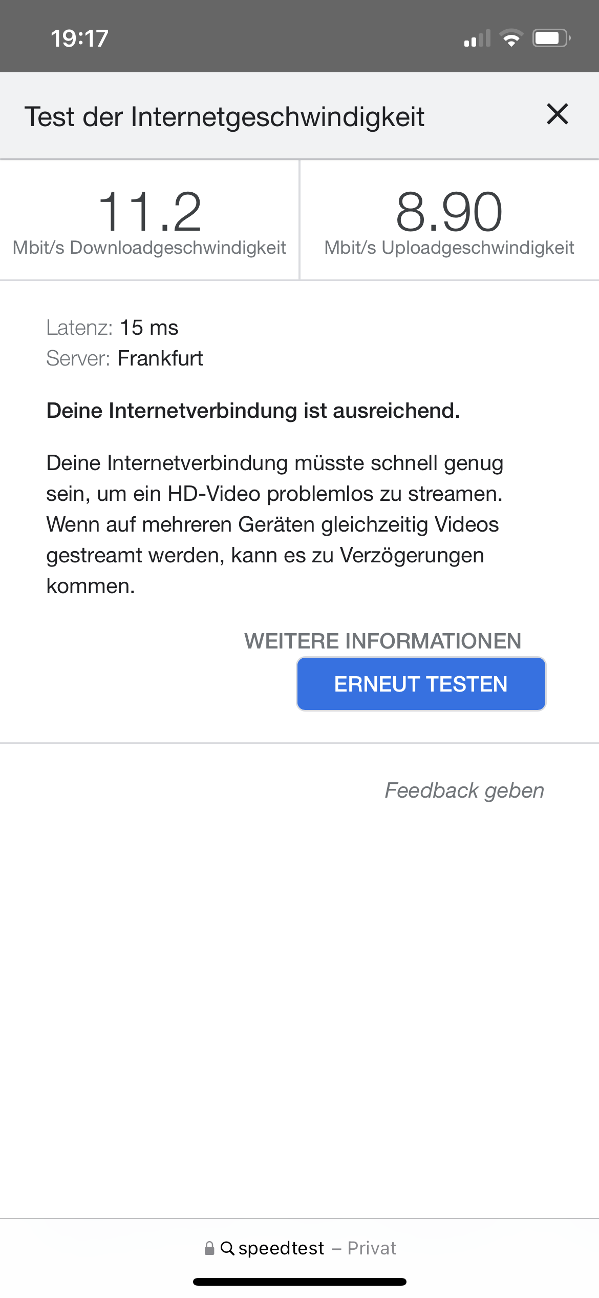 extrem langsam im Gegensatz zum Handy? WLAN, WLANStick)