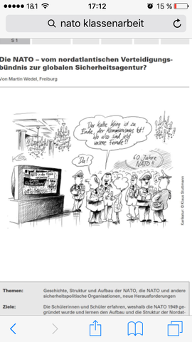 NATO Karikatur - (Politik, NATO)