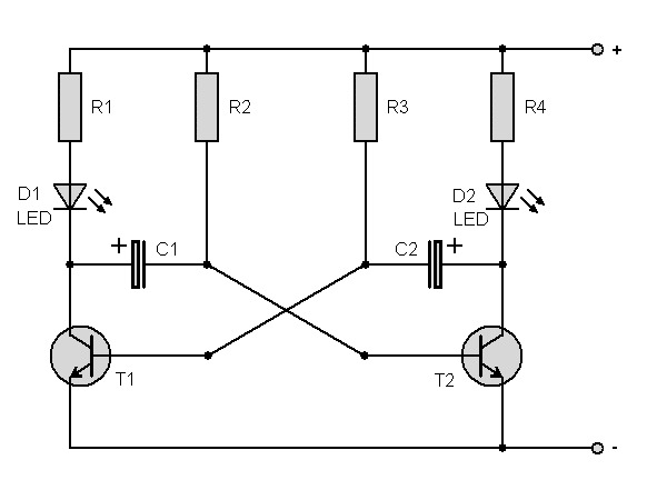 transistor symbol Blinkschaltung? (Technik, Intervall Elektronik)