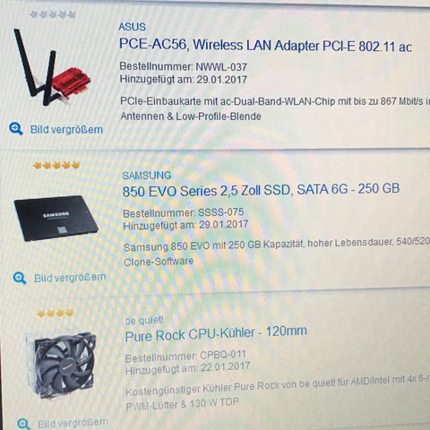 Kompnenten - (PC, Gaming, zocken)