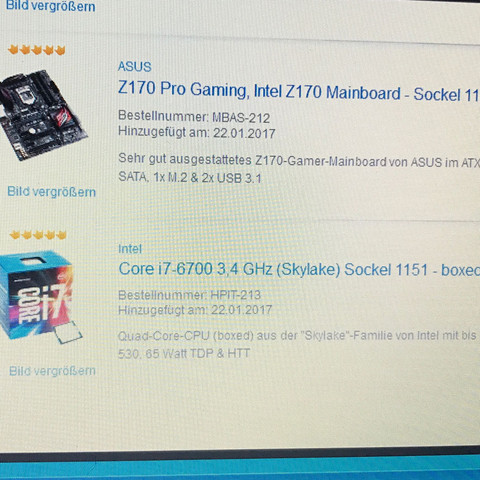 Komponenten - (PC, Gaming, zocken)