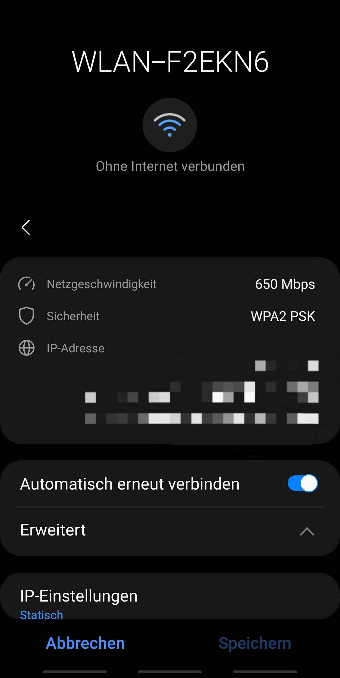 Smartphone Wlan Ip Adresse Kann Nicht Abgerufen Werden Ip-Adresse ändern hat nicht funktioniert? (Computer, Technik, Handy)