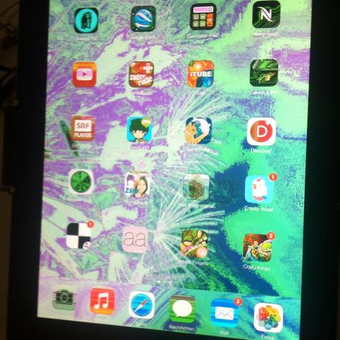 Ipad Falschfarben Hilfe Defekt Display