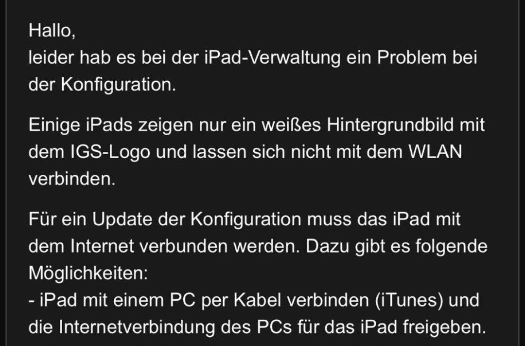 iPad gesperrtiTunes? (Apple, iPhone, App)