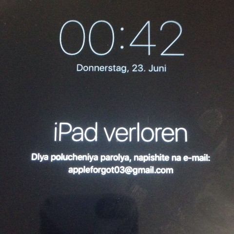 Blabla - (iPad, Verloren-Modus)