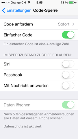 Iphone 5 Daten Loschen Deaktivieren Technik Handy