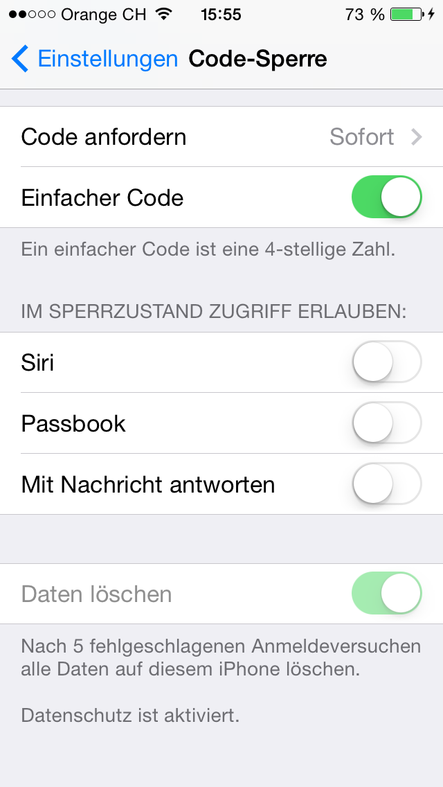 Iphone 5 Daten Loschen Deaktivieren Technik Handy