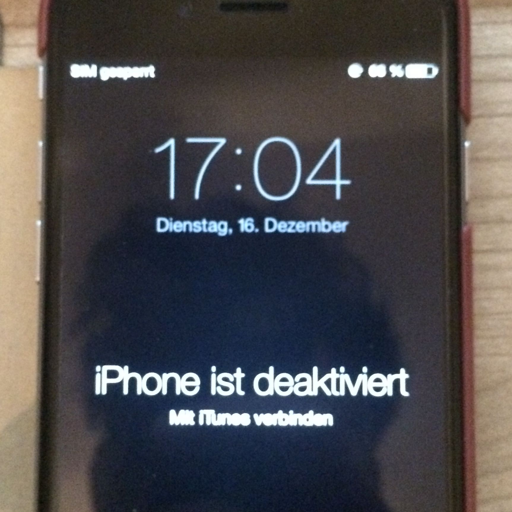 Iphone 6 deaktiviert! (iTunes, deaktivieren, girlfriend)