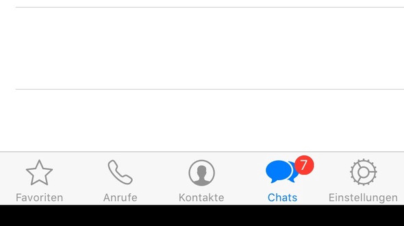 Hier sieht man dem Rand (App hier;Whatsapp) - (Computer, Handy, Technik)